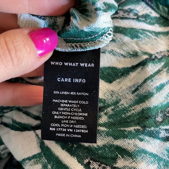 Who Wear What banana tree leaf dress - Picture 9 of 9